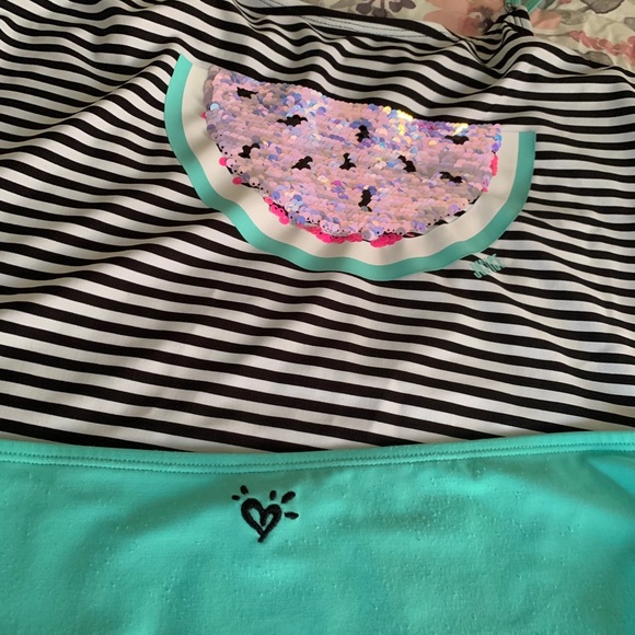 Two piece bathing suit Justice size 18girls - Picture 4 of 4